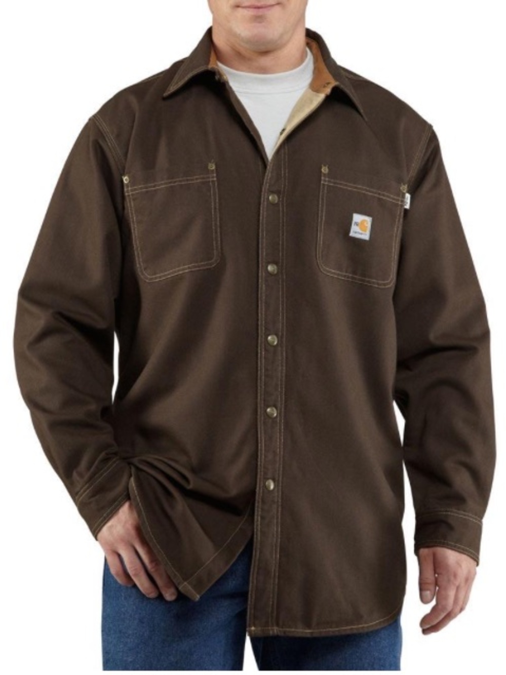 Carhartt Flame-Resistant FR Canvas Shirt Jacket